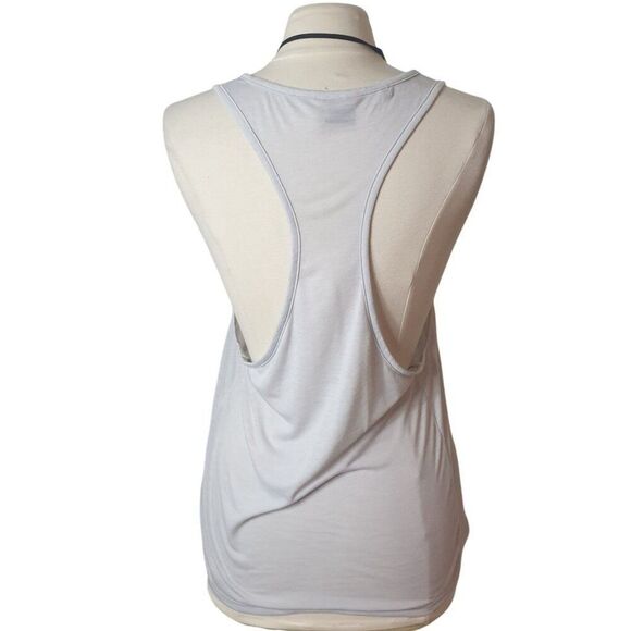 Gymshark Womens Racerback Tank Top S White Sleeveless Athletic Gym Wear - Picture 3 of 7